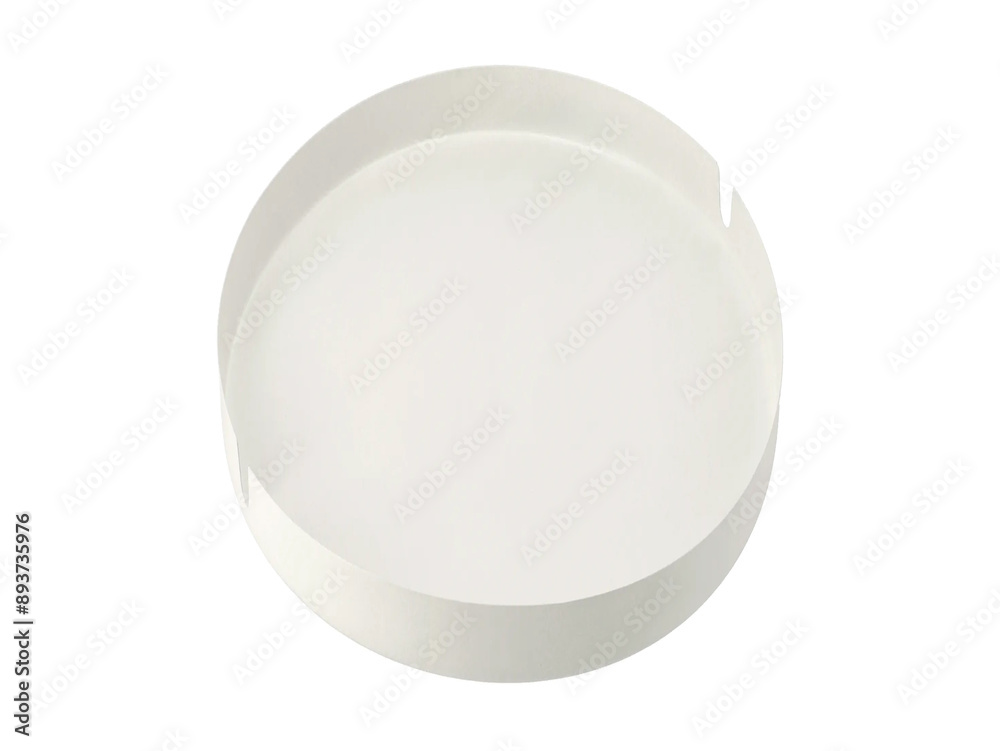 White tray or salad bowl isolated on white background. White tray or salad bowl isolated on white background.