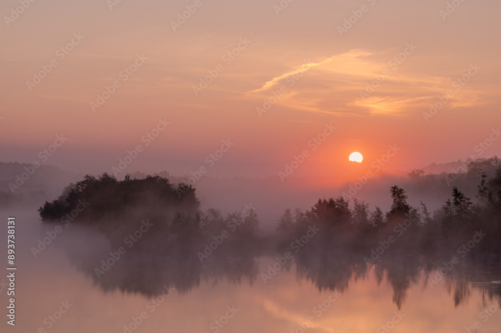 Fototapeta premium Sonnenaufgang im Moor