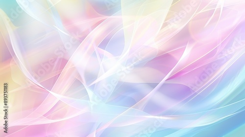 Abstract Pastel Swirls Background