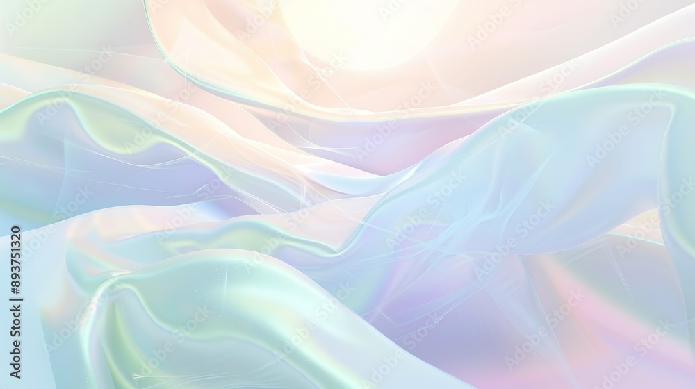 Abstract Pastel Fabric Draped In Soft Light Abstract Pastel Fabric Draped In Soft Light