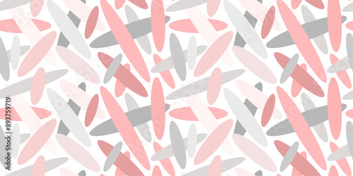 Abstract delicate seamless vector pattern in soft pink tones. Abstract pattern for children's design.