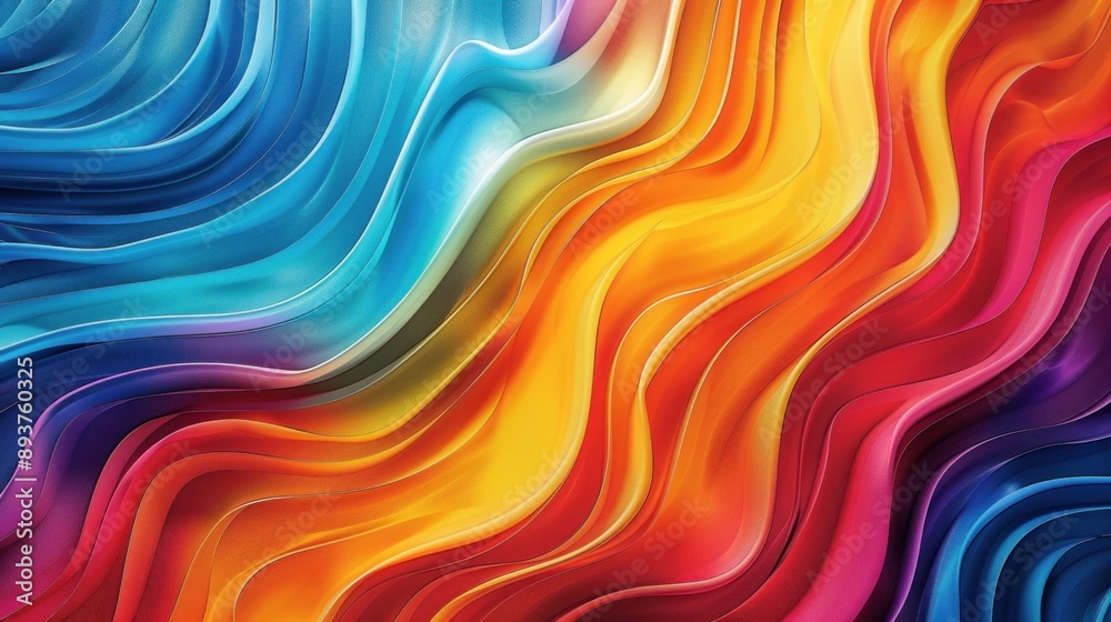 Abstract Colorful Waves Abstract Colorful Waves