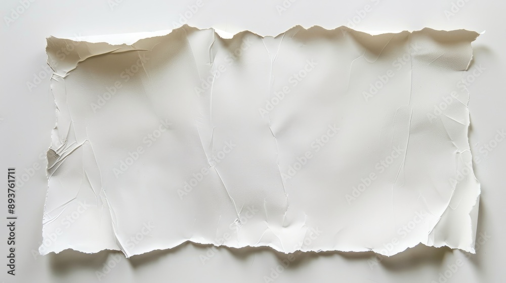 Paper sheet on white background Paper sheet on white background