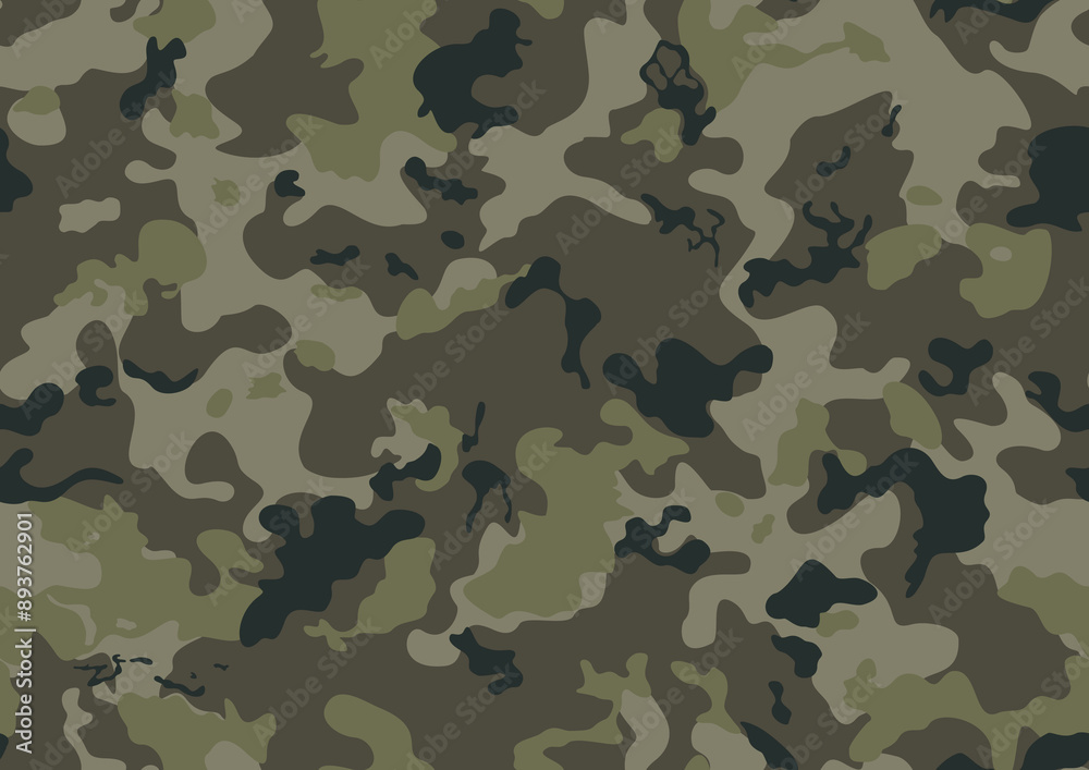 army camo seamless khaki pattern vector background, forest hunting design army camo seamless khaki pattern vector background, forest hunting design