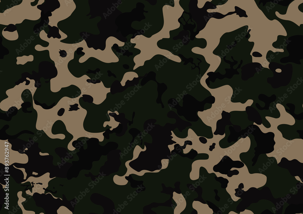 dark green camouflage background, army pattern for textile, forest design
dark green camouflage background, army pattern for textile, forest design