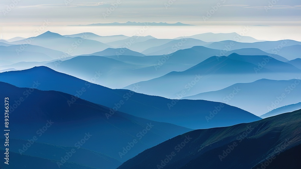 Blue Mountains in the Early Morning Light