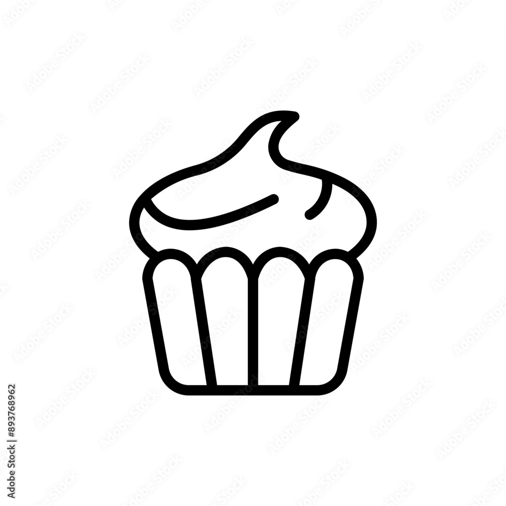 Cupcake Lineart Cupcake Lineart