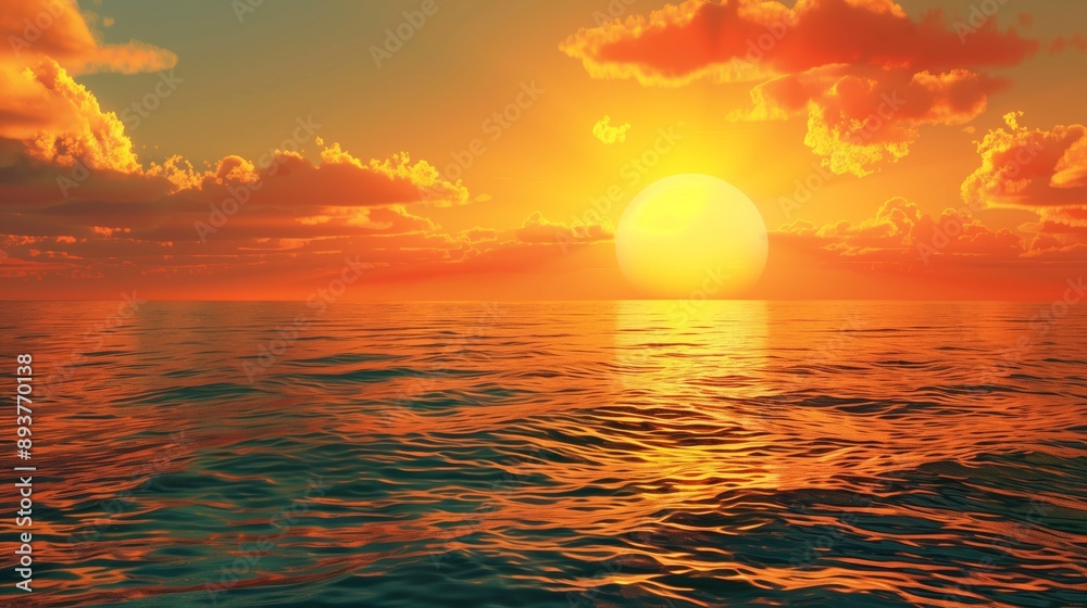 A stunning sunrise casts a warm glow, signaling a new day full of possibilities. A stunning sunrise casts a warm glow, signaling a new day full of possibilities.