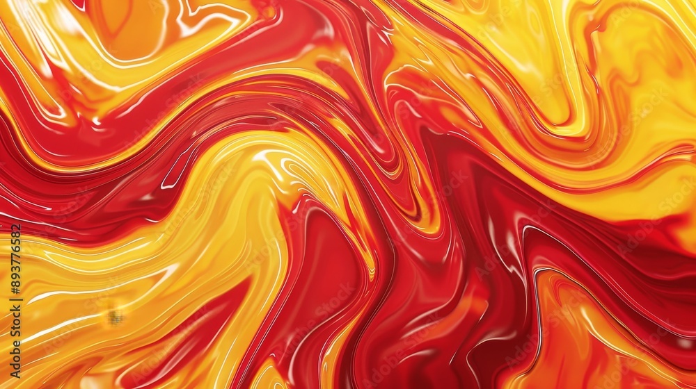 Vibrant Swirls Dynamic Abstract Art in Red and Yellow Perfect for Design and Backgrounds Vibrant Swirls Dynamic Abstract Art in Red and Yellow Perfect for Design and Backgrounds
