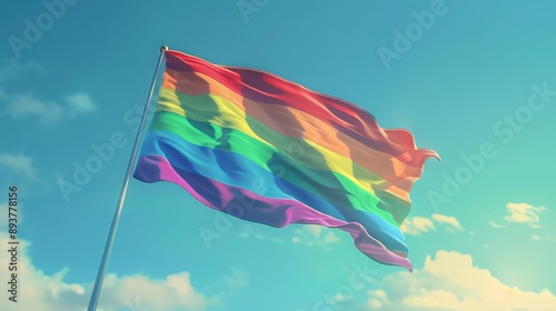 The Pride Rainbow Flag photo