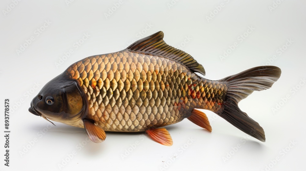The golden fish carp The golden fish carp