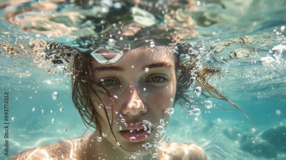 Aqualuminous: The Girl Who Glows Beneath the Waves Aqualuminous: The Girl Who Glows Beneath the Waves
