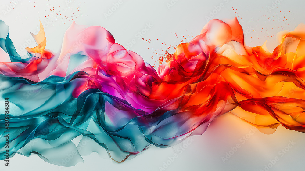 High-definition 3D abstract background showcasing complex structures and gradient hues, suitable for contemporary art and graphic design. High-definition 3D abstract background showcasing complex structures and gradient hues, suitable for contemporary art and graphic design.