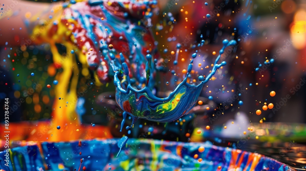 Colorful Artisans Handmade Treasures at a Vibrant Craft Fair Inspiring Creativity and Originality with Unique Paint Splashes Colorful Artisans Handmade Treasures at a Vibrant Craft Fair Inspiring Creativity and Originality with Unique Paint Splashes