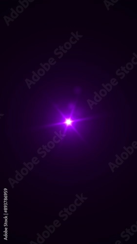 Wallpaper Mural Violet light with rays flashing and rotating in a loop in the center of the screen. Animated background, composition, copy space. Abstract and scifi concepts.	 Torontodigital.ca