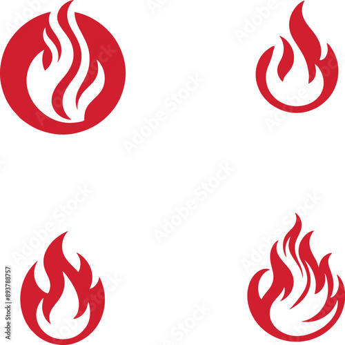 Logo flame simple