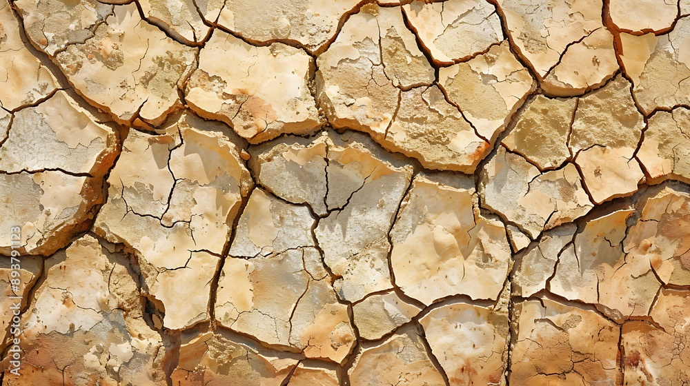 Cracked Earth Surface Cracked Earth Surface