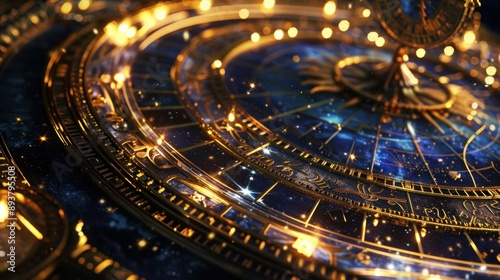 Wallpaper Mural Celestial Clockwork Torontodigital.ca