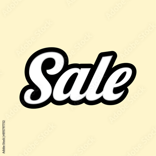 This vibrant sign displays the word "Sale" in bold, cursive text. The simple yet eye-catching design is ideal for promoting special discounts and sale events in retail settings.