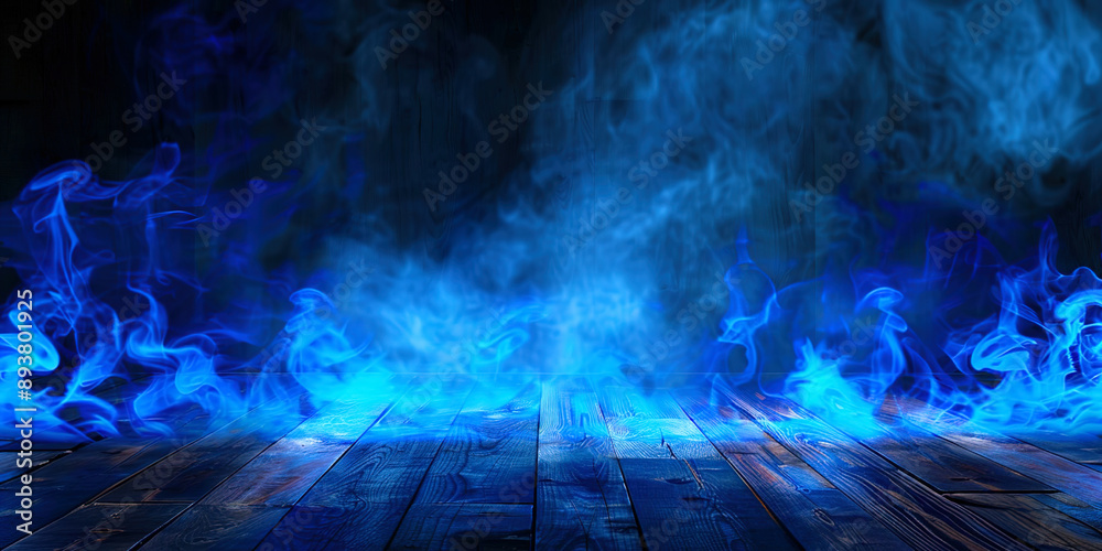 Empty room with smoke abstract background Empty room with smoke abstract background