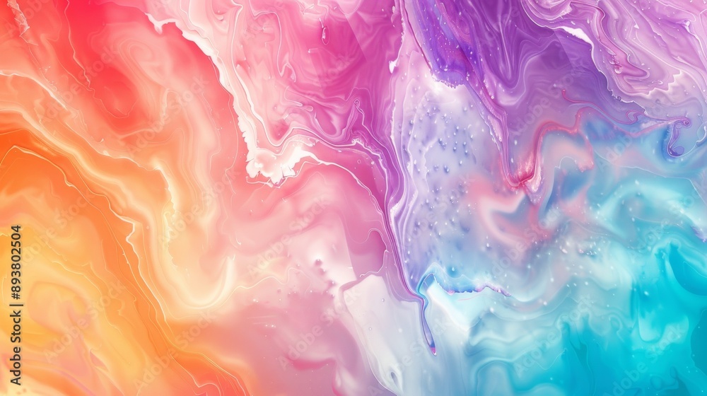 Abstract Swirling Colorful Liquid Art. Abstract Swirling Colorful Liquid Art.