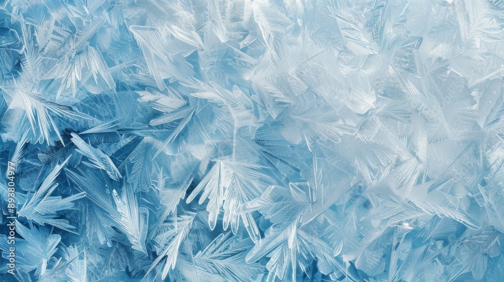 Abstract Ice Crystals Background. Abstract Ice Crystals Background.
