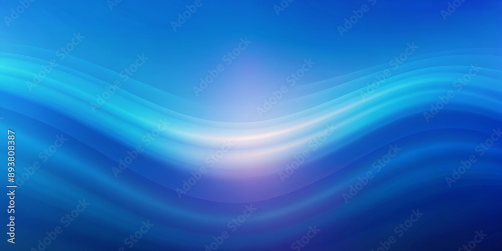 Fototapeta premium Smooth Blue Light Gradient Abstract Background