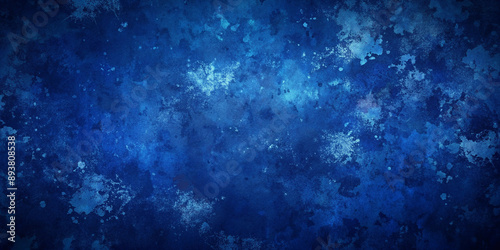 Abstract Navy Blue Grunge Texture Background