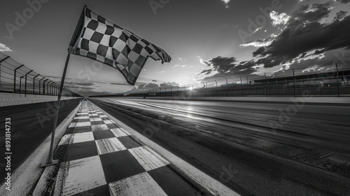 Checkered Flag Finish Line