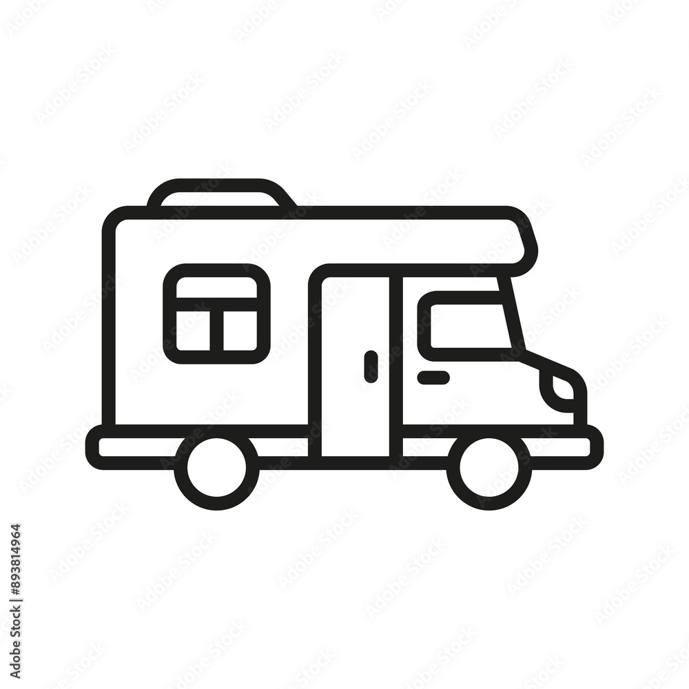 Motor home icon vector design templates simple and modern Motor home icon vector design templates simple and modern