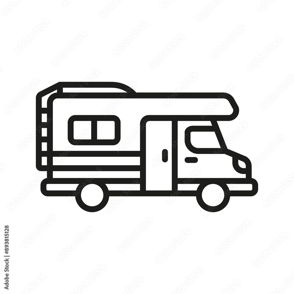 Motor home icon vector design templates simple and modern