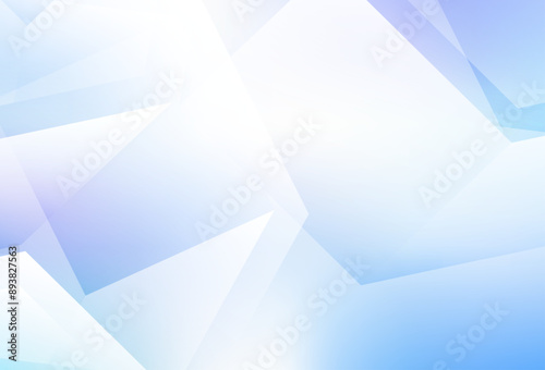 Light Pink, Blue vector shining triangular backdrop.