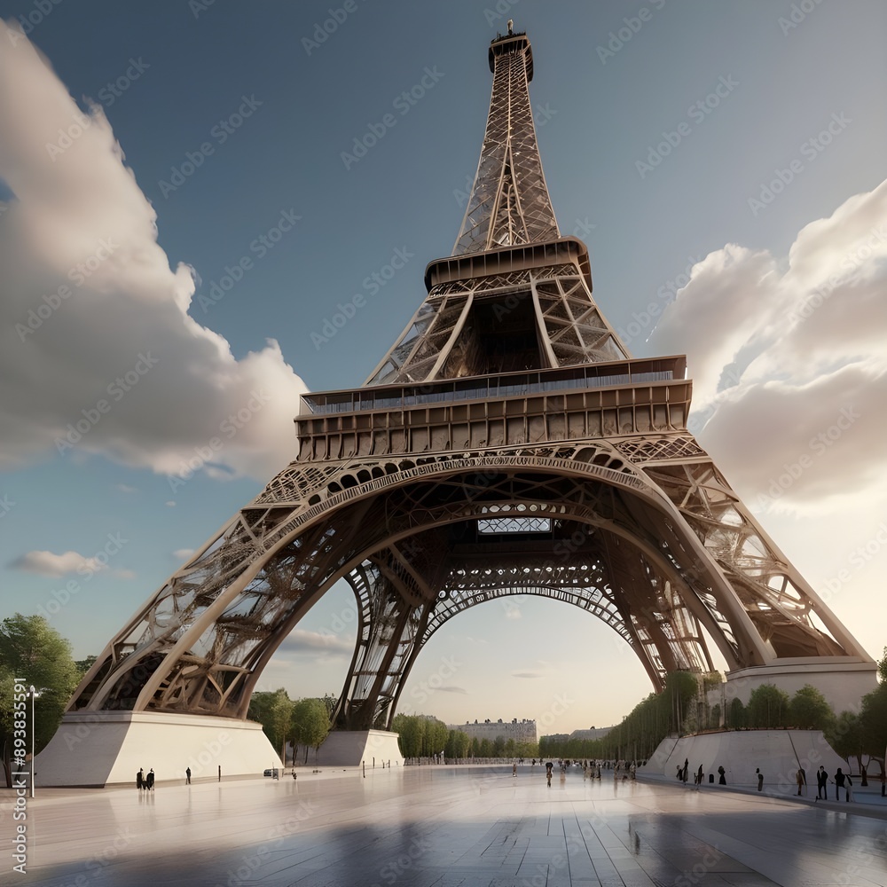 Obraz premium Paris 2024 Generative AI 