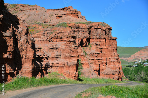 Narman Fairy Chimneys, located in Erzurum, Turkey, is one of the important tourist centers of the region. photo