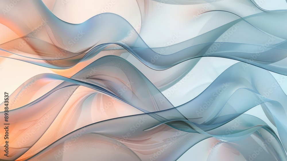 Obraz premium Wave background. Ai generation
