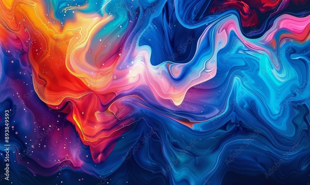 Beautiful abstract colourful swirl wavy background. Flow liquid design art element with splashes. Fluid acrylic painting texture. Beautiful abstract colourful swirl wavy background. Flow liquid design art element with splashes. Fluid acrylic painting texture.