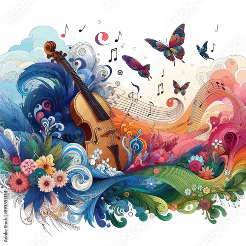this vector about symphony of color 