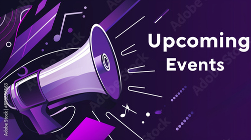 
A megaphone icon with the text 