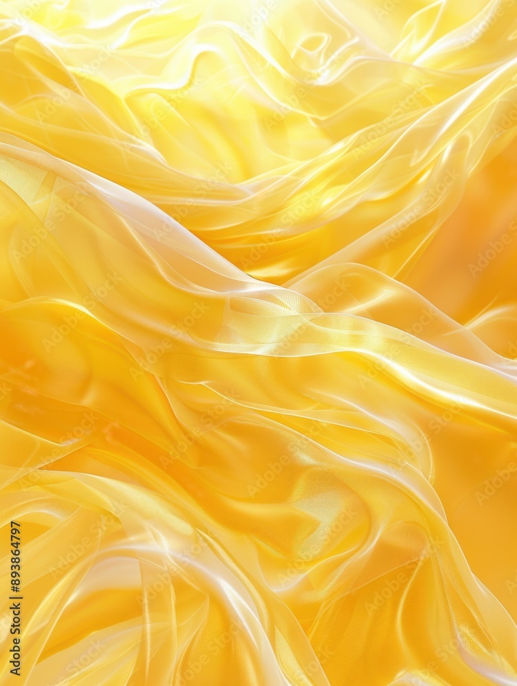 Obraz premium Yellow Silk Fabric