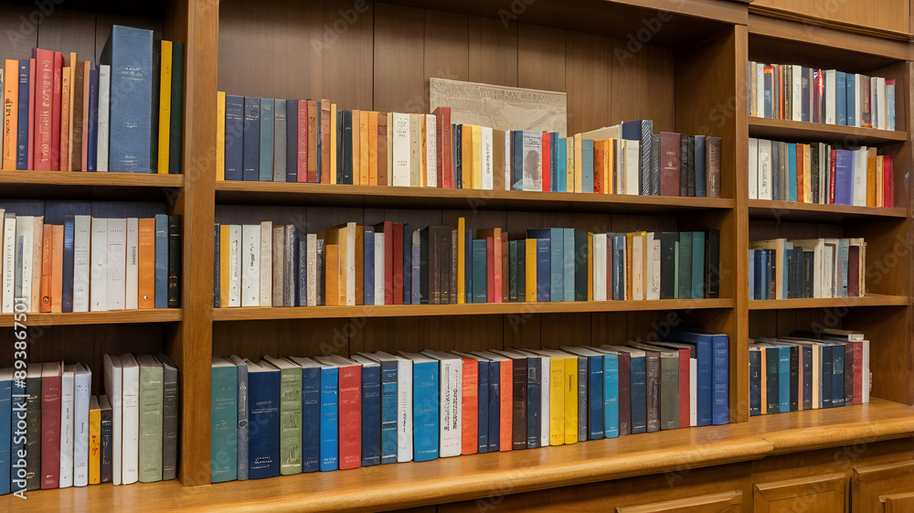 books in a library books in a library