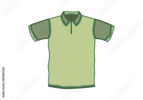 Polo de manga corta de color verde