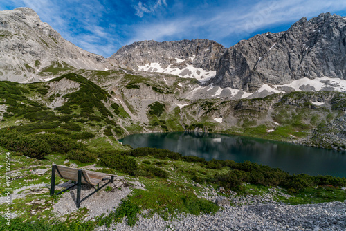 Panoramic mountain tour in Ehrwald via the Tajatorl to the Drachensee and Seebensee lakes photo