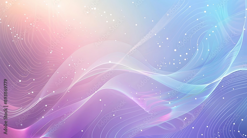 Harmonious mix of pastels and geometric patterns perfect for a background