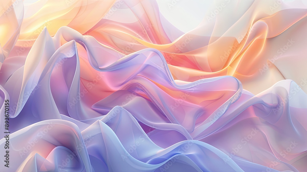 Fluid shapes in muted colors creating a flowing background with gradients Fluid shapes in muted colors creating a flowing background with gradients