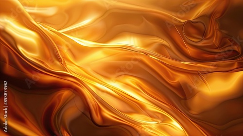 Fluid lava-like textures with light reflections and gradient transitions wallpaper