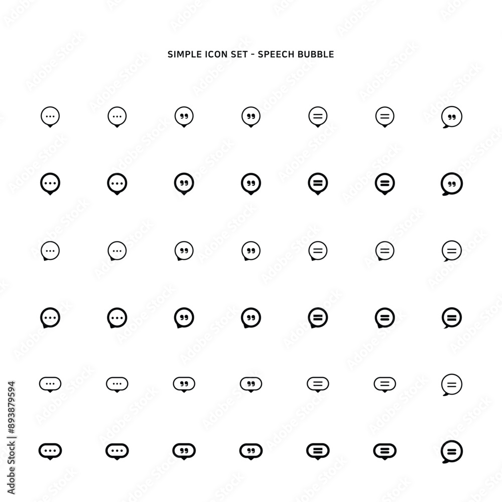 Speech bubble icon based on message status
Speech bubble icon based on message status