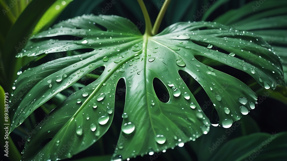 Close-Up Photography of Tiny Water Droplets on a Deep Green Fern Leaf Close-Up Photography of Tiny Water Droplets on a Deep Green Fern Leaf
