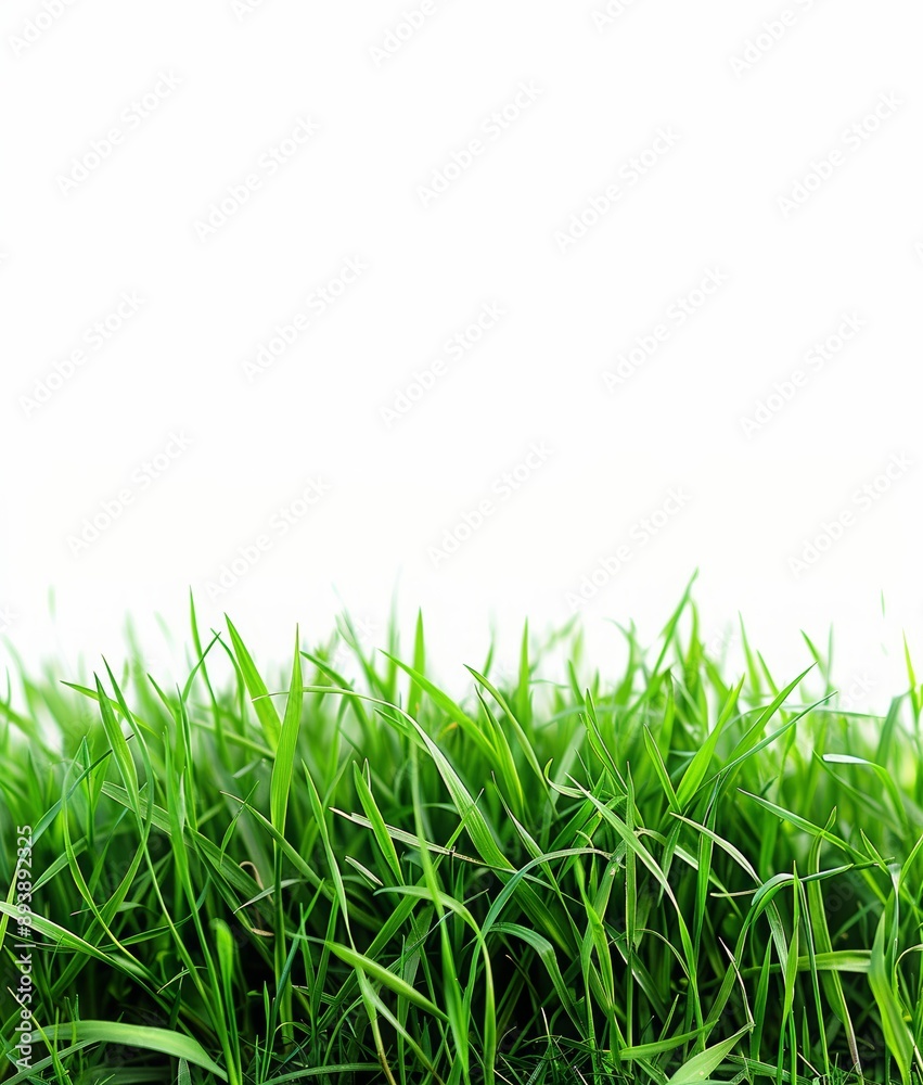 green grass isolated on white background with copy space green grass isolated on white background with copy space