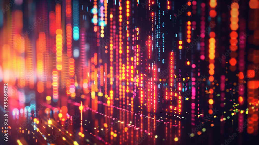 Abstract Digital City Lights .. Abstract Digital City Lights ..