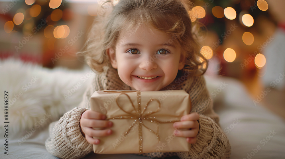 Child unwrapping a Christmas present, capturing the joy and comfort of the season, and celebrating New Year and Christmas unity.
Child unwrapping a Christmas present, capturing the joy and comfort of the season, and celebrating New Year and Christmas unity.